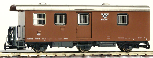 Ferro Train 708-401 - Austrian ÖBB F3hw/s 8501 4, 3 ax postal car, MzB brown